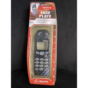 Vintage NOKIA 5100 Series Wireless Phone Face Plate Quest Carbon Fiber NOS